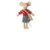 Maileg mum mouse with a bag
