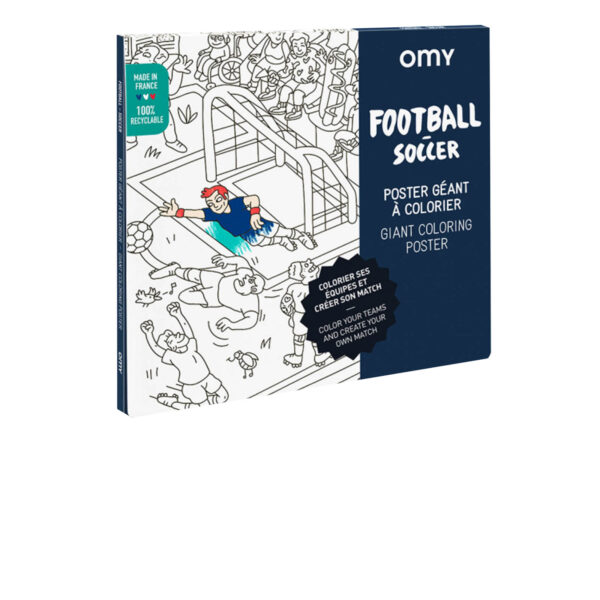 FOOTBALL Large colouring poster