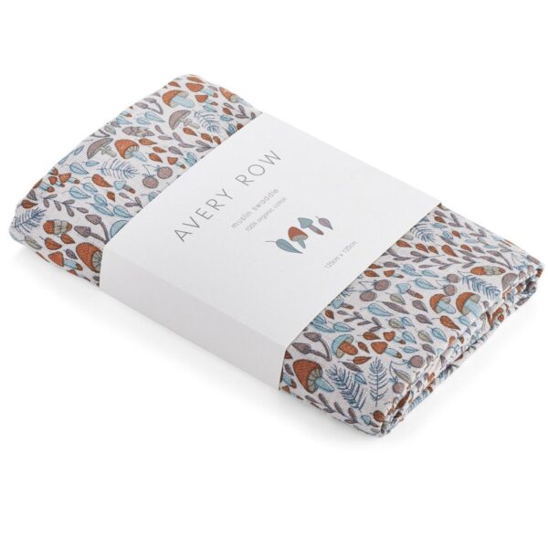 Woodland Walk Organic Baby Muslin Swaddle