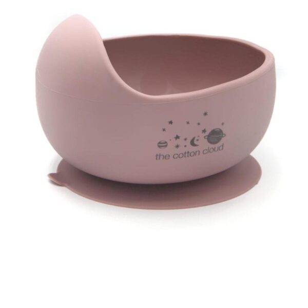 Silicon bowl with suction base rose