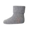 Baby cotton socks light grey