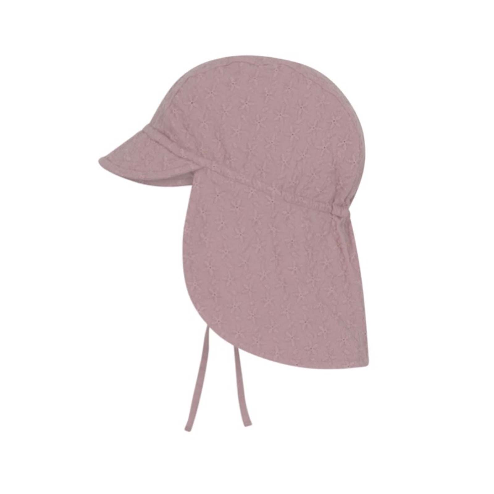 Flora hat with neck shade dusty rose