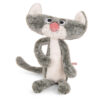 Moulin Roty flat cat soft toy Ecole des Loisirs
