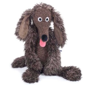 Moulin Roty dumpster dog soft toy Ecole des Loisirs