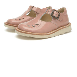 Rosie t-bar leather shoes rose patent junior