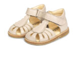 Angulus children sandal with adjustable velcro closure powder