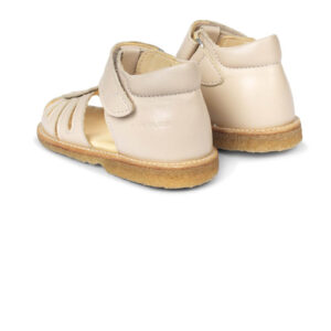 Angulus children sandal with adjustable velcro closure powder rollover