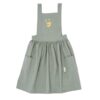 Avery Row child apron with bee embroidery