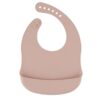 Lille Vilde baby silicon bib dusty rose