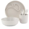 Lille Vilde children bamboo dishes set whale