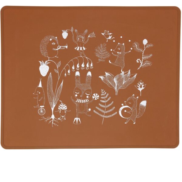 Lille Vilde silicon activity mat earth