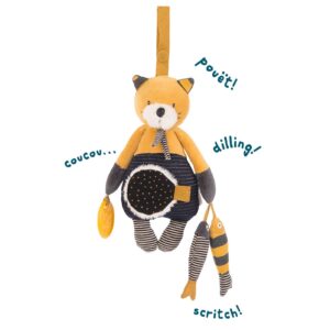 Moulin Roty Lulu hangable activity toy Les Moustaches
