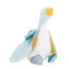 Moulin Roty small soft toy goose blue