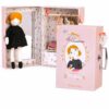 Moulin Roty Les Parisiennes doll wardrobe in a suitcase