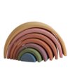 raguda grez wooden rainbow stacker pastel1