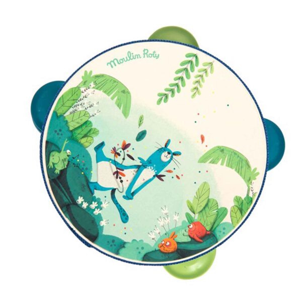 Blue tambourine Dans la jungle