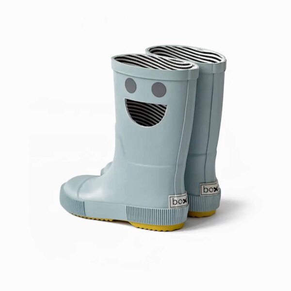 boxbo kids rainboots light blue angle