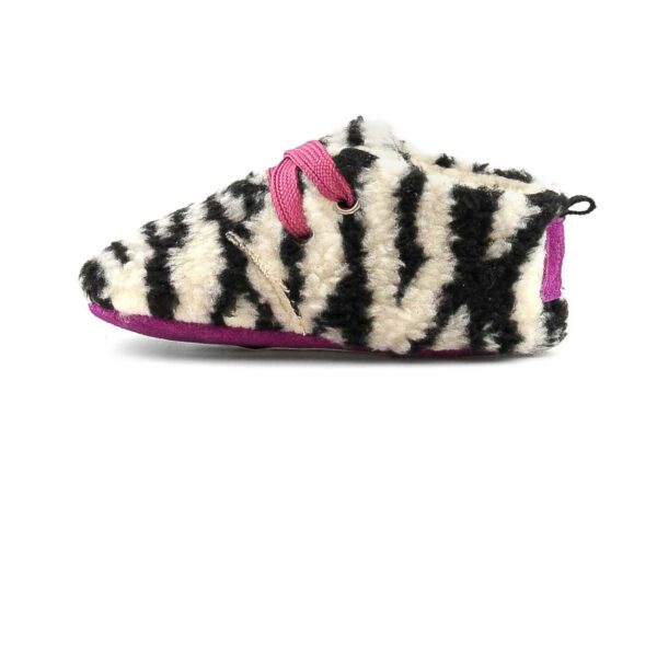 colours of california zebra baby booties copy