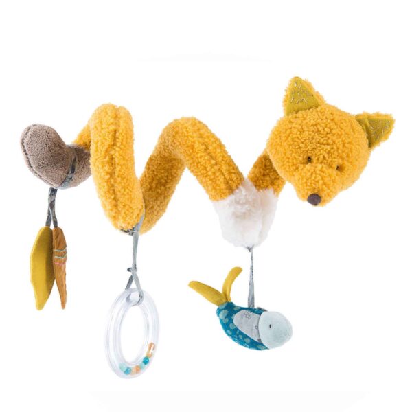 moulin roty Chaussette the fox activity spiral