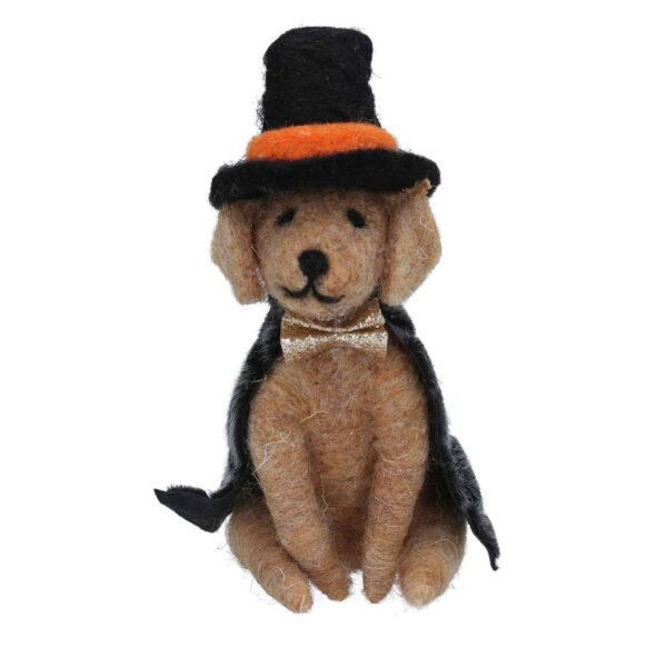 Dog Witch Halloween Decoration