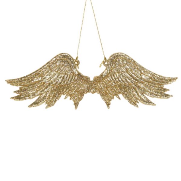 Gold Glitter Wings