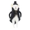 Mouse with Black Coat Top Hat Halloween Decoration