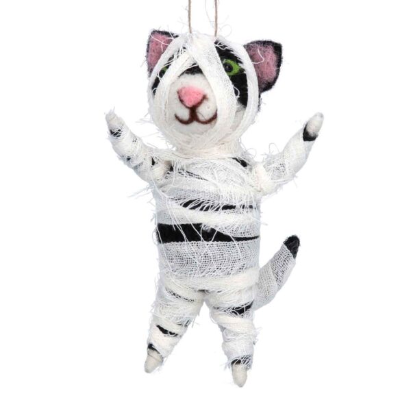 Wool Cat Mummy Decoration