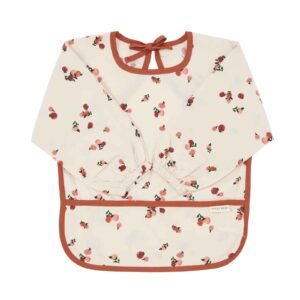 Avery Row sleeved bib peach blossom
