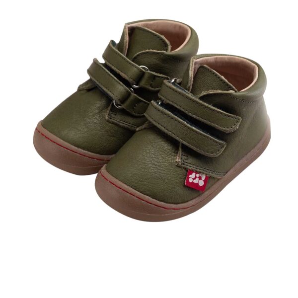 Baby Trainers, Vegan Leather, Green