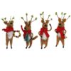 christmas decoration wool deers