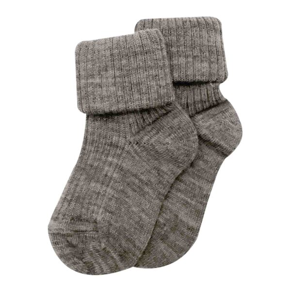 wool socks grey melange