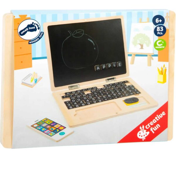 Wooden Laptop with Magnet Board - Image 2