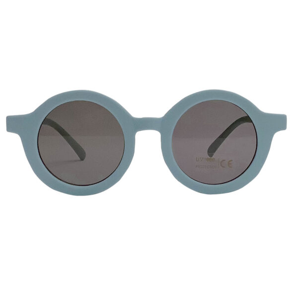 Children sunglasses round blue