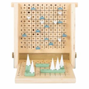 wooden battleship game front