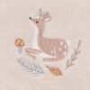 Baby hooded towel deer embroidery
