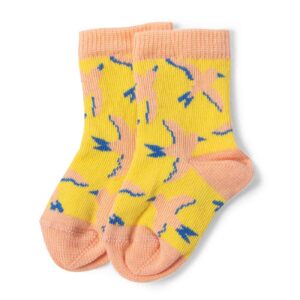 baby socks yellow swallows