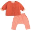 kids red jacket and trousers set