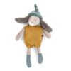 Moulin Roty mustard soft toy bunny