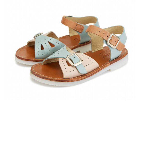 Multicolour Pearl Leather Sandals