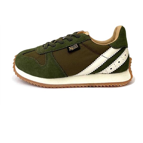 Young Soles kids olive trainers keegan