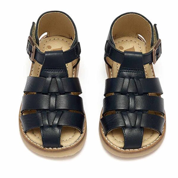 boys navy fisherman sandals Noah top