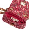 girls red floral chain bag