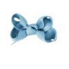 girls small light blue bow clip