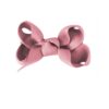 girls small pink bow clip