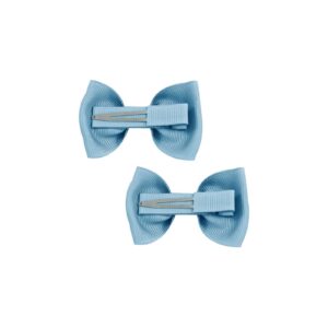 light blue pigtail bow set