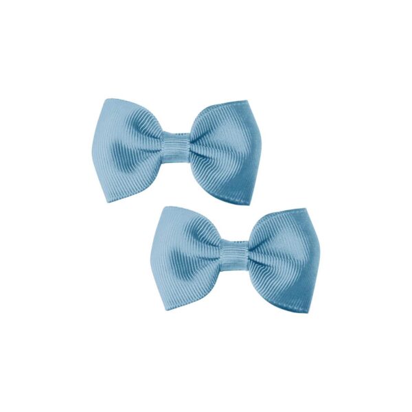 light blue pigtail bows set