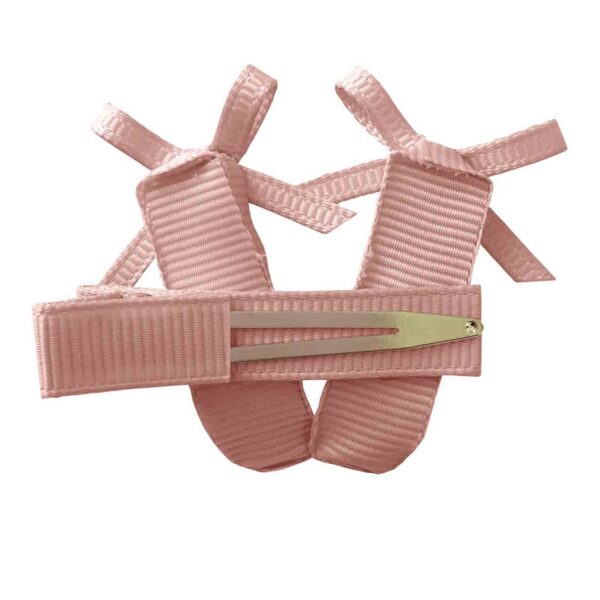 pink ballet slippers hair clip