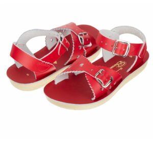 saltwater sandals red sweatheart