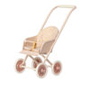 Maileg stroller for baby mouse pink
