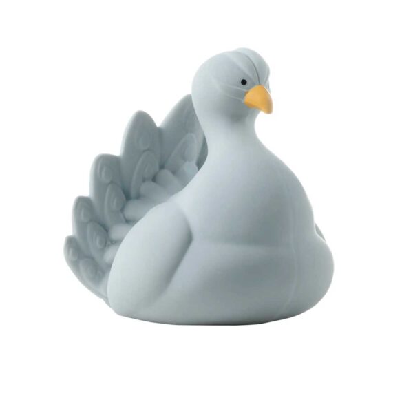 peacock rubber bath toy